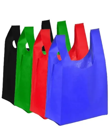 50 Bolsas TNT Ecológicas Reutilizables Reciclables de 40 x 65cm