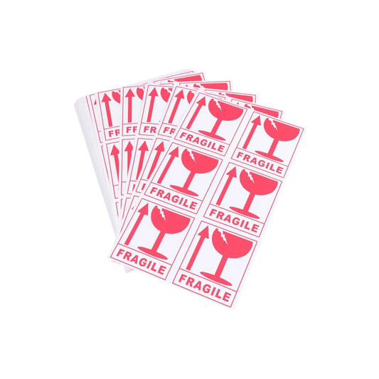 Etiquetas Adhesivas Frágil 8 X 9 Cm Para Envíos