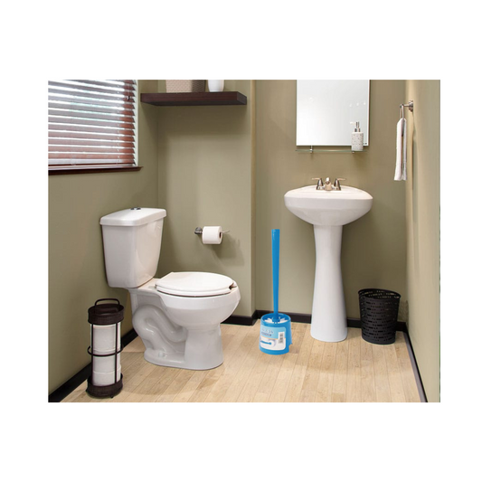 Cepillo Escobilla Plástico para Inodoro Con Base Proectora