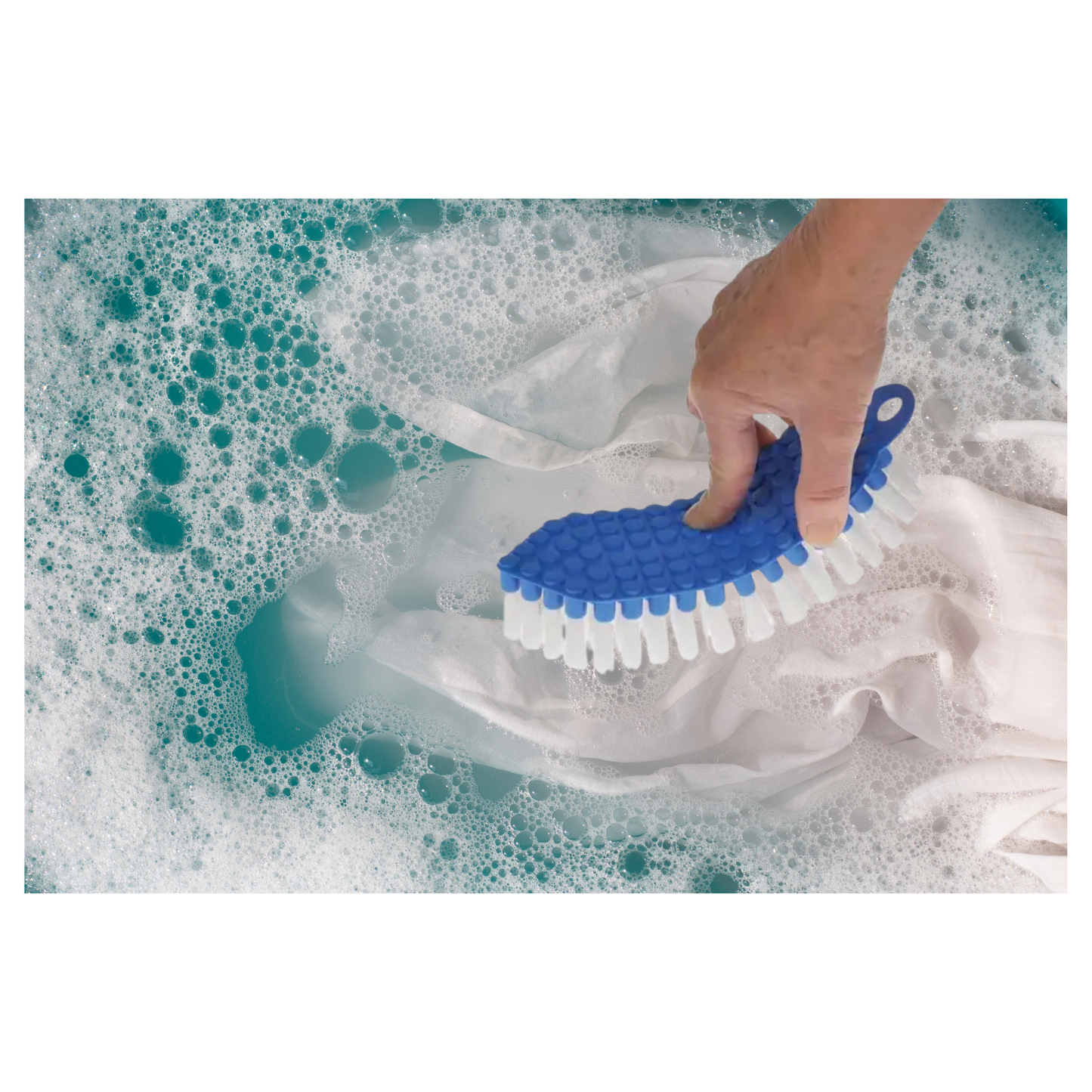 Cepillo Escobilla de Fregar Restregar Lavar a Mano 16x6.8cm