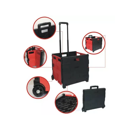 Carrito de Compras para Feria Plegable con Ruedas Mediano Venzhop