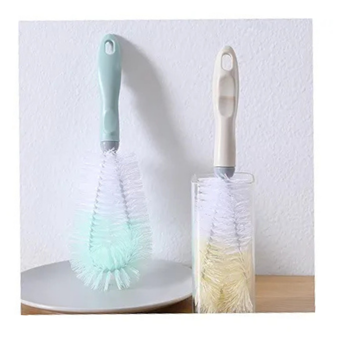 Escobilla Cepillo Limpia Vasos Termos Botellas