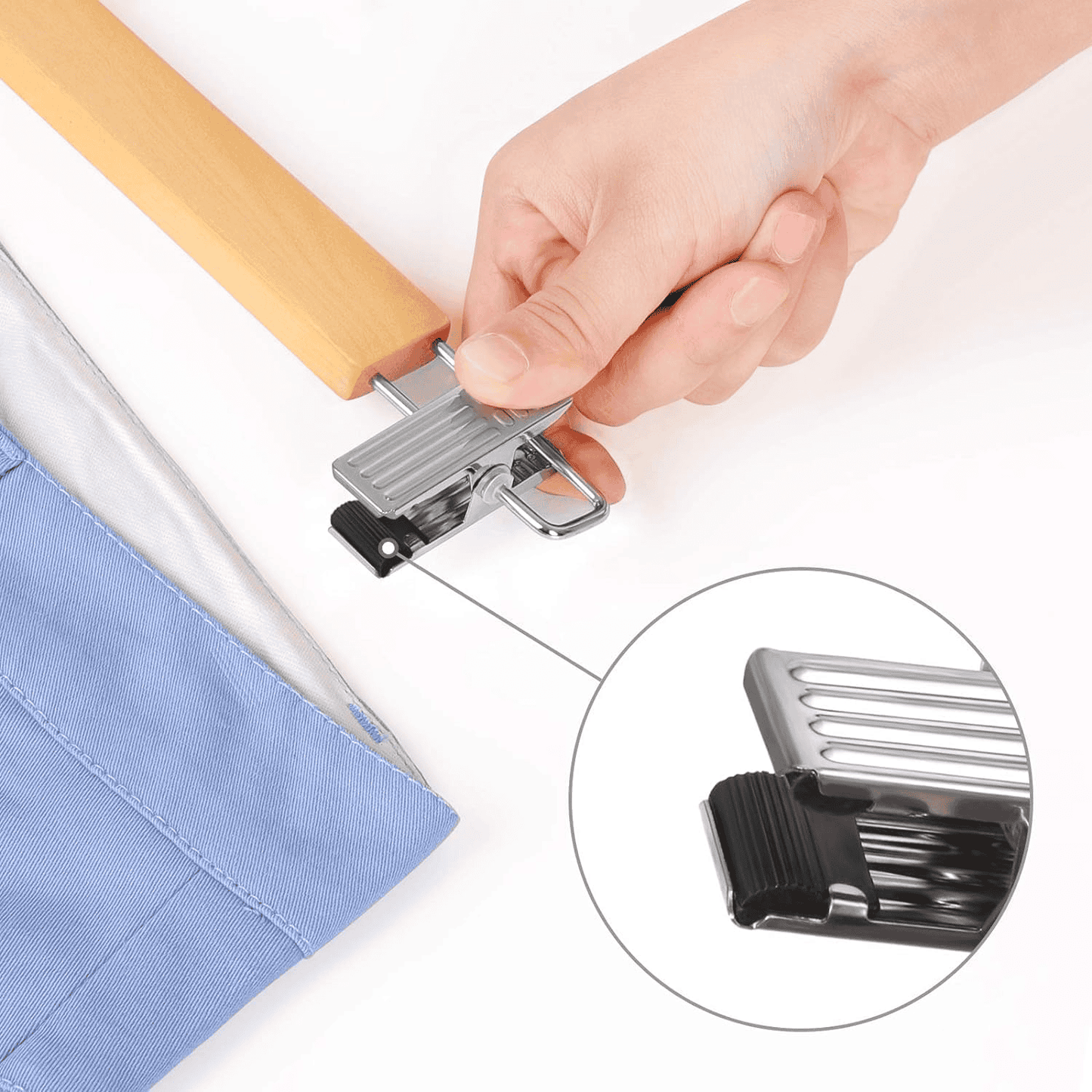 Colgador Percha de madera ropa para Niños Pantalón