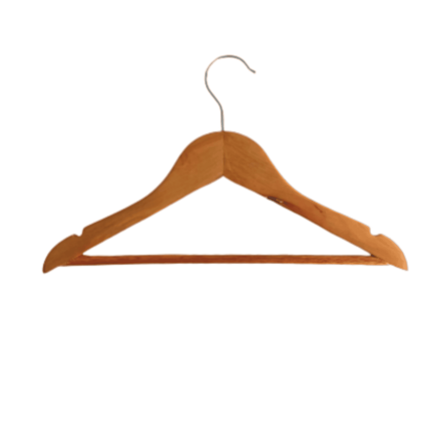 Colgador De ropa Percha Madera Poleras Niños