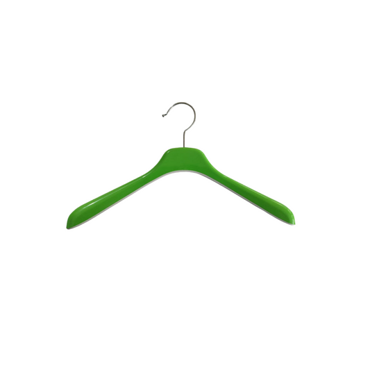 Colgadores de Plástico Verde Para Poleras