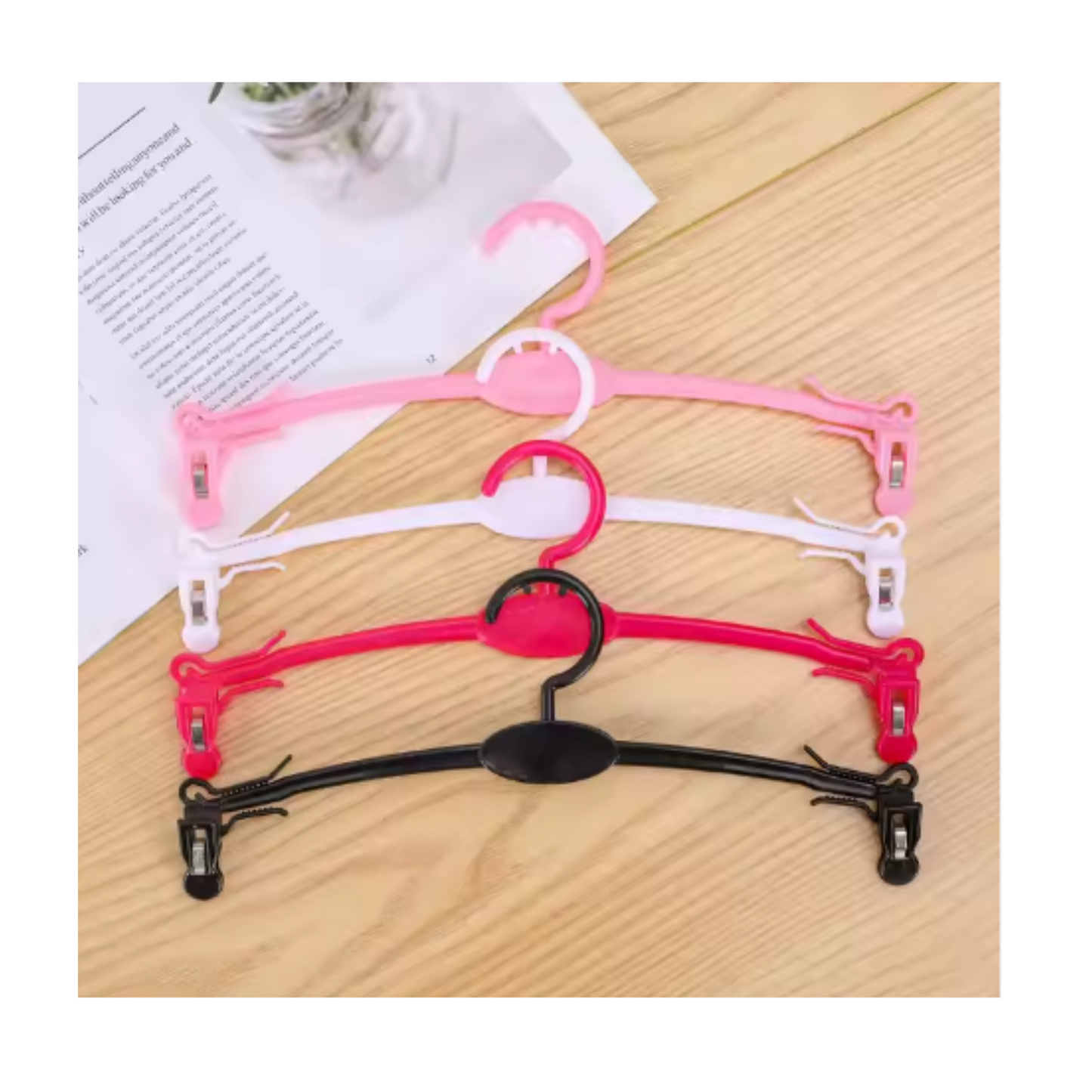 Colgadore de ropa Lencería Ropa Íntima Dama Perchas Plástico 10 Unid
