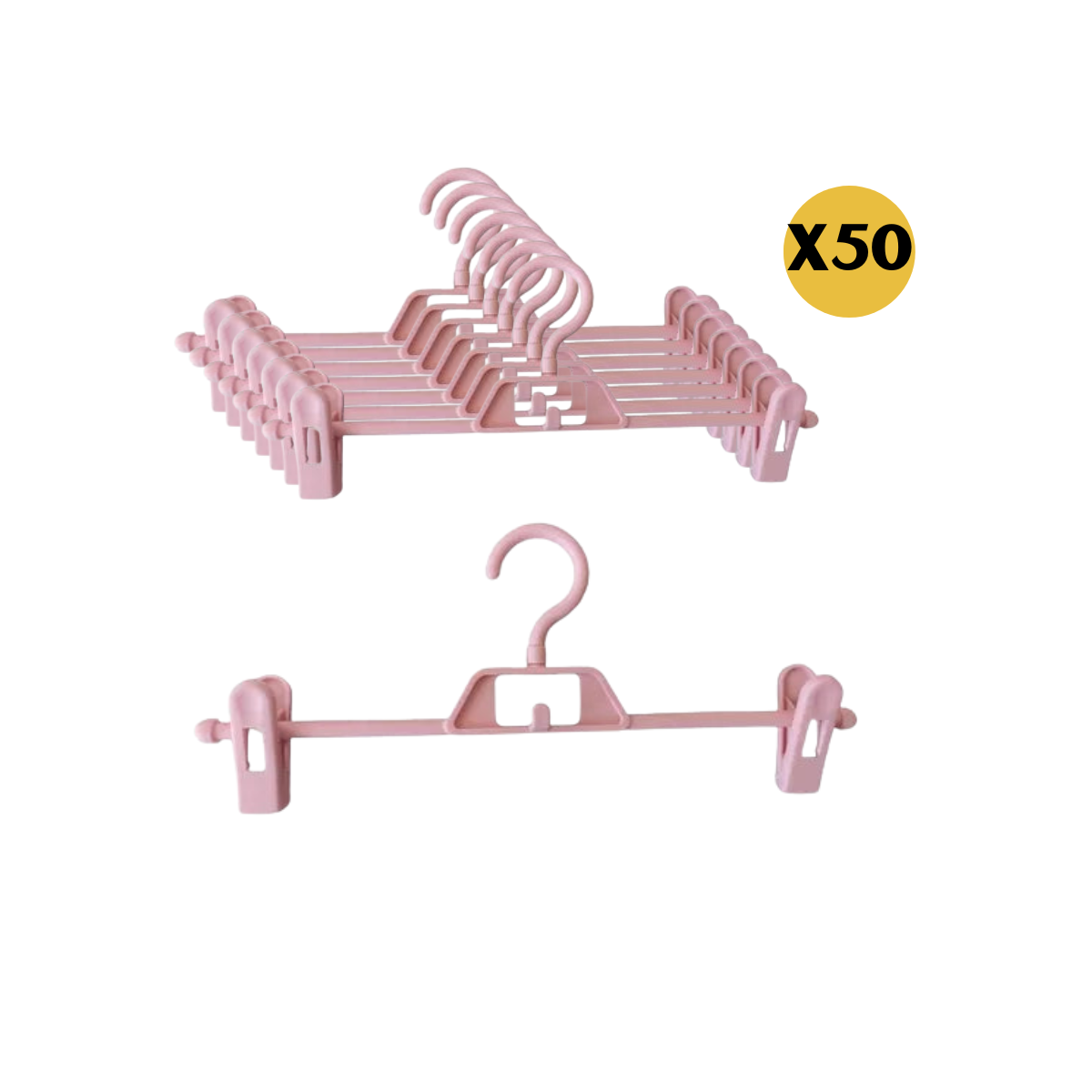 Colgadores Perchas para Pantalon Plastico