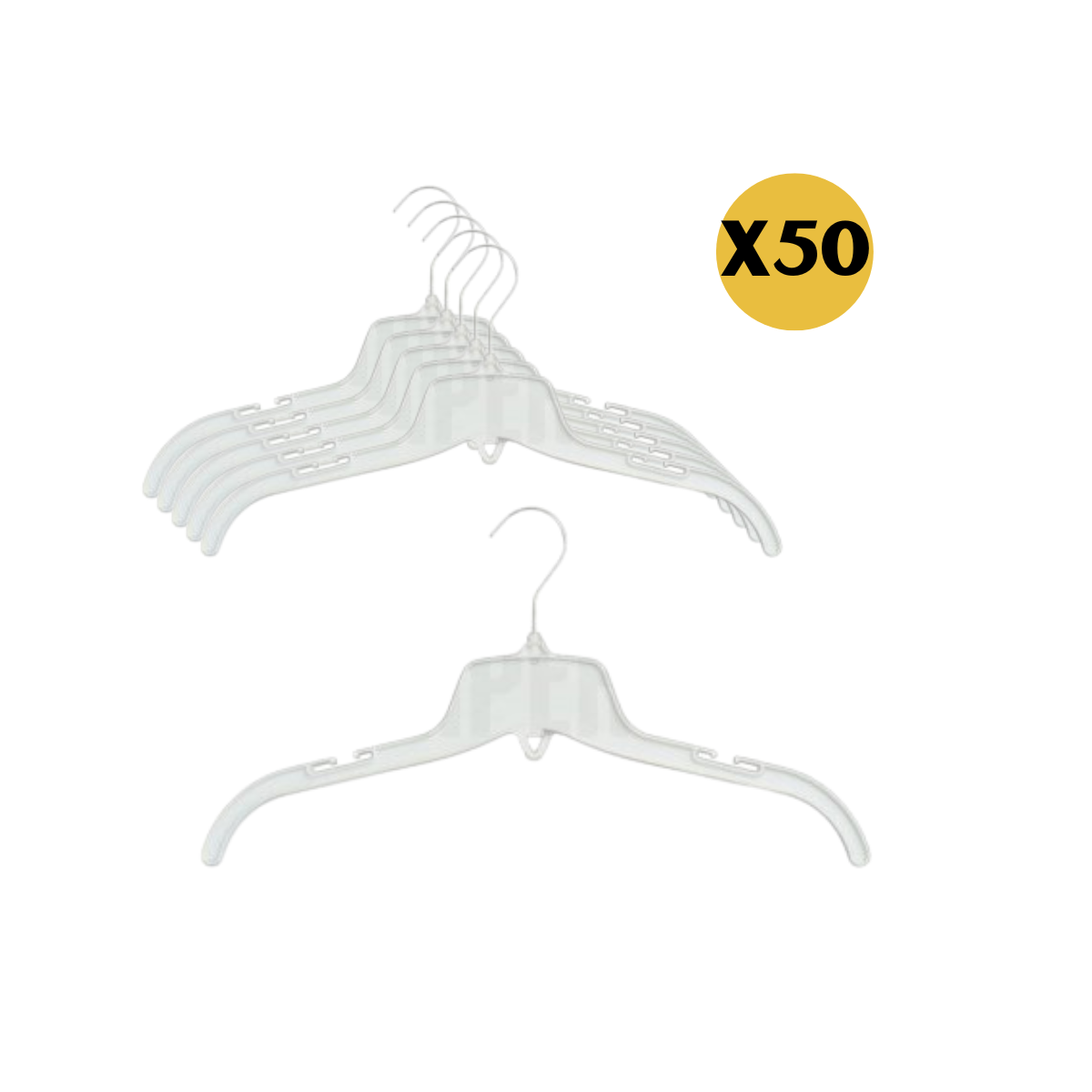 Colgadores acrilicos plásticos Para Poleras