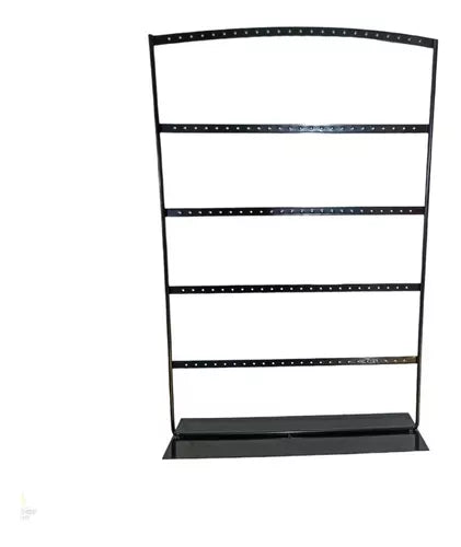 Pack Exhibidor Grande De Metal Negro para Aros Cadenas Collares Venzhop
