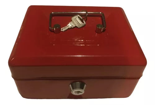 Caja de seguridad Acero Metálica Portátil Bandeja Monedas