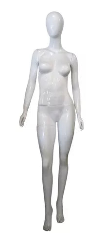 Maniquí Mujer Dama color Blanco de Cuerpo Completo