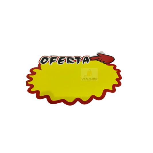 Etiquetas Grandes Oferta De Cartón Para Precios 20X30CM