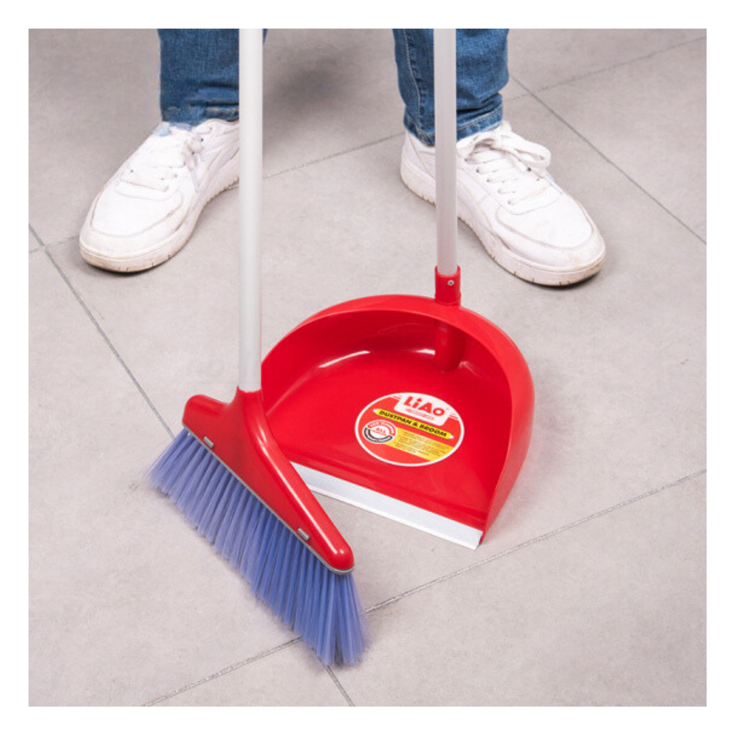 Set Escoba Suave y Pala Recogedor
