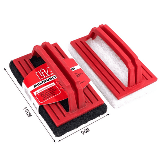 Esponja Abrasiva con Asas Multifuncional para Limpieza