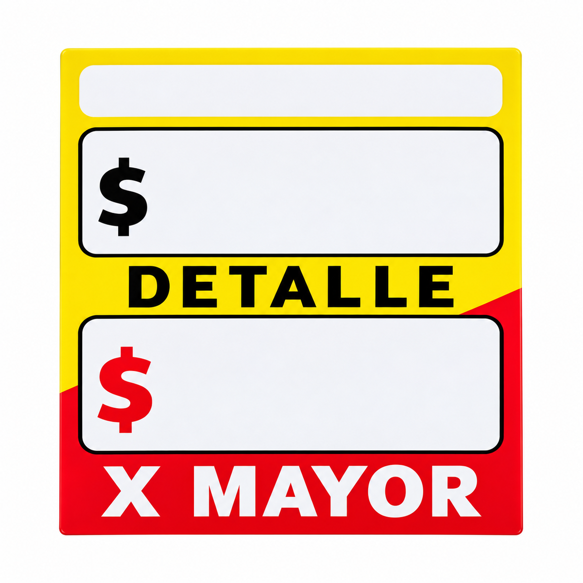 Etiquetas de Cartón para Precios y Ofertas 9 x 7 cm | Pack 100