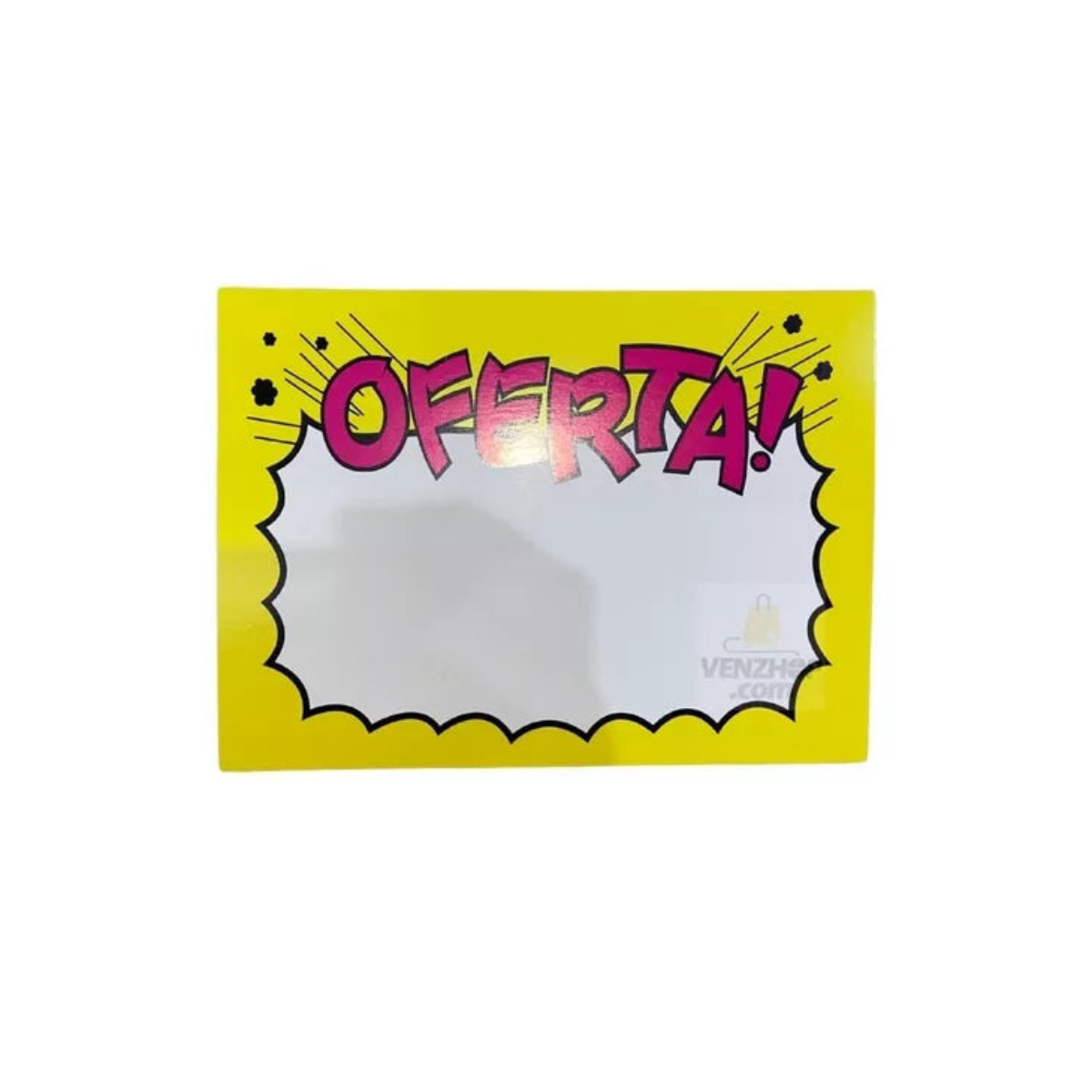 Etiquetas Grandes De Oferta Para Precios 19cm x 25cm