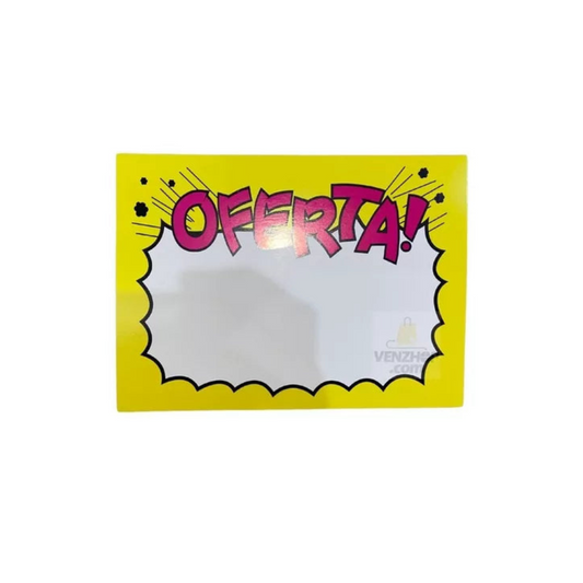 Etiquetas Pequeñas De Oferta Para Precios Venzhop 10x13,5cm