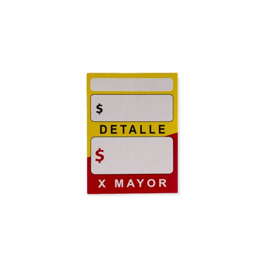 Etiquetas de Cartón para Precios Oferta 9x7cm 100 und