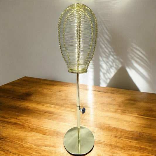 Exhibidor Para Gorros de invierno, Jockeys y Sombreros Metal Dorado