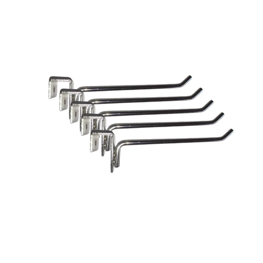 Gancho Metal Cromado para Barra de 20cm