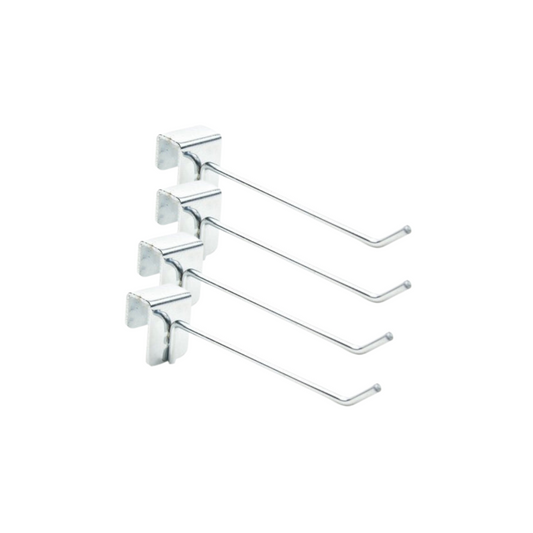 Gancho Metal Cromado para Barra de 25cm