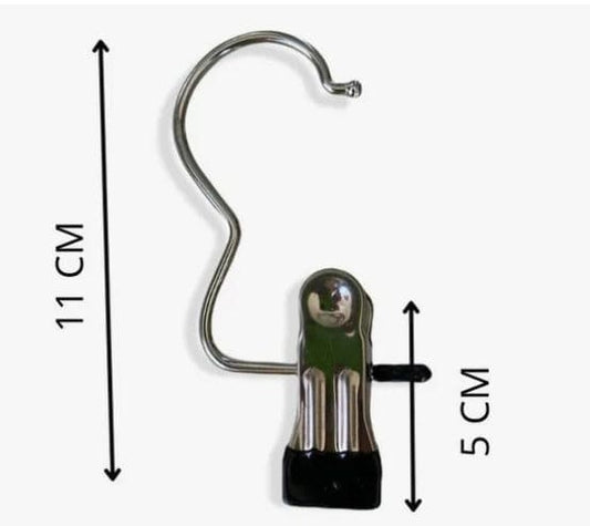 Gancho pinza metal inoxidable pinza giratoria