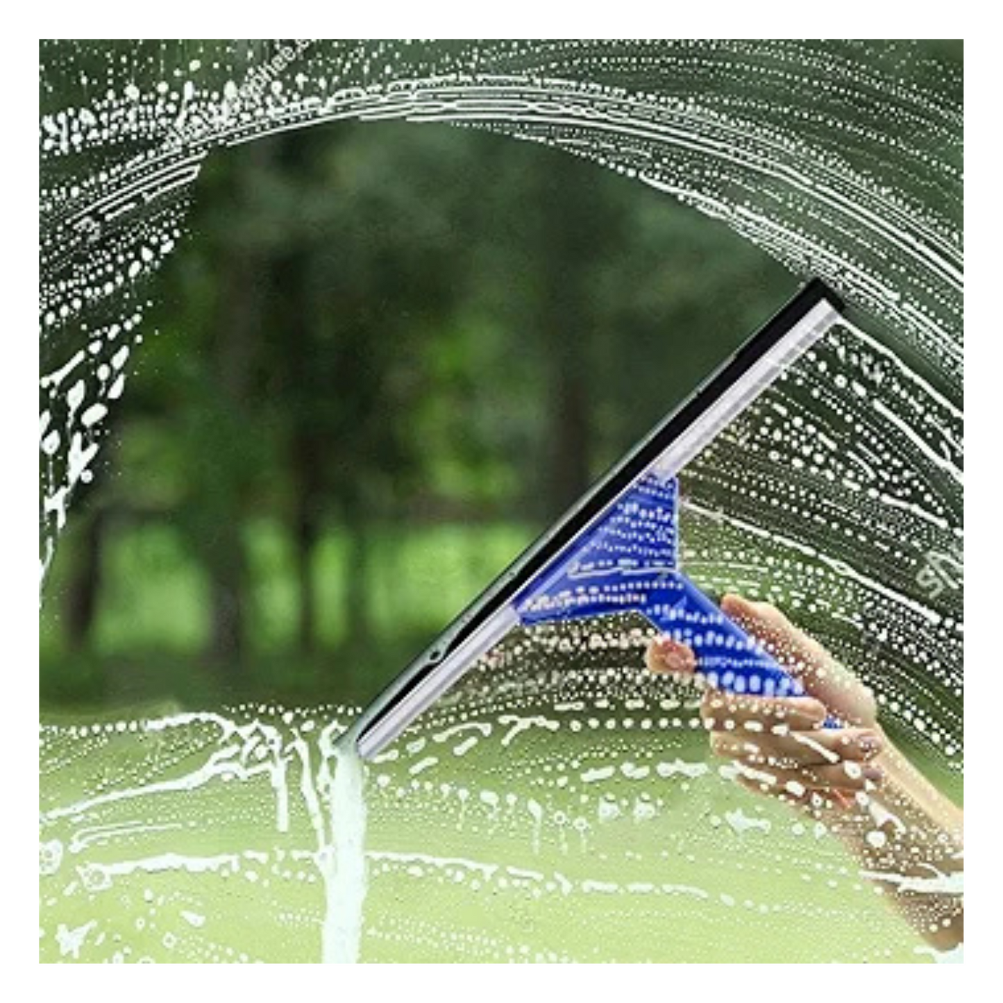 Plumilla Limpia Vidrios Limpiador de Ventanas Espejos 28cm