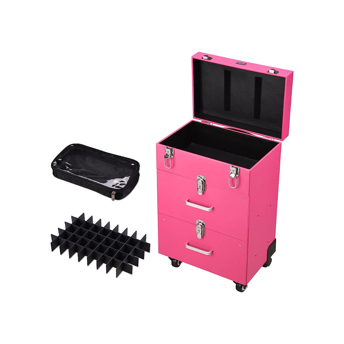 Maleta de Maquillaje Profesional Manicure Multiuso Tipo Tabby