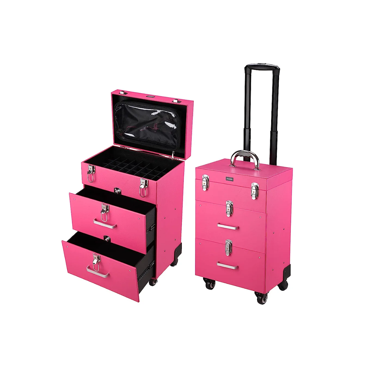 Maleta de Maquillaje Profesional Manicure Multiuso Tipo Tabby