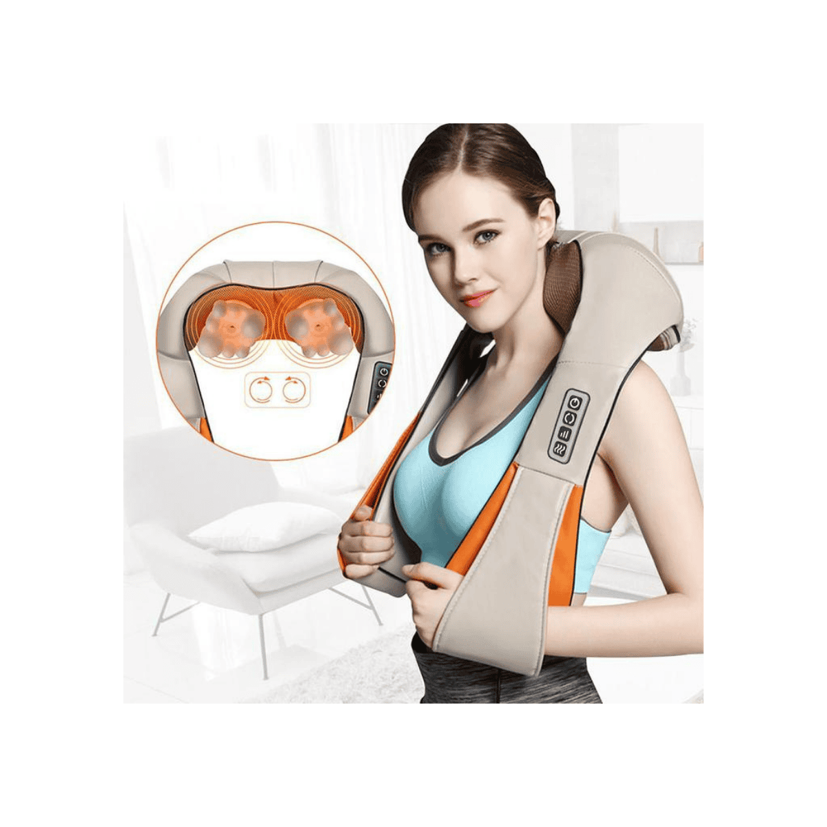 Masajeador Eléctrico Profesional de Espalda Hombro Cuello