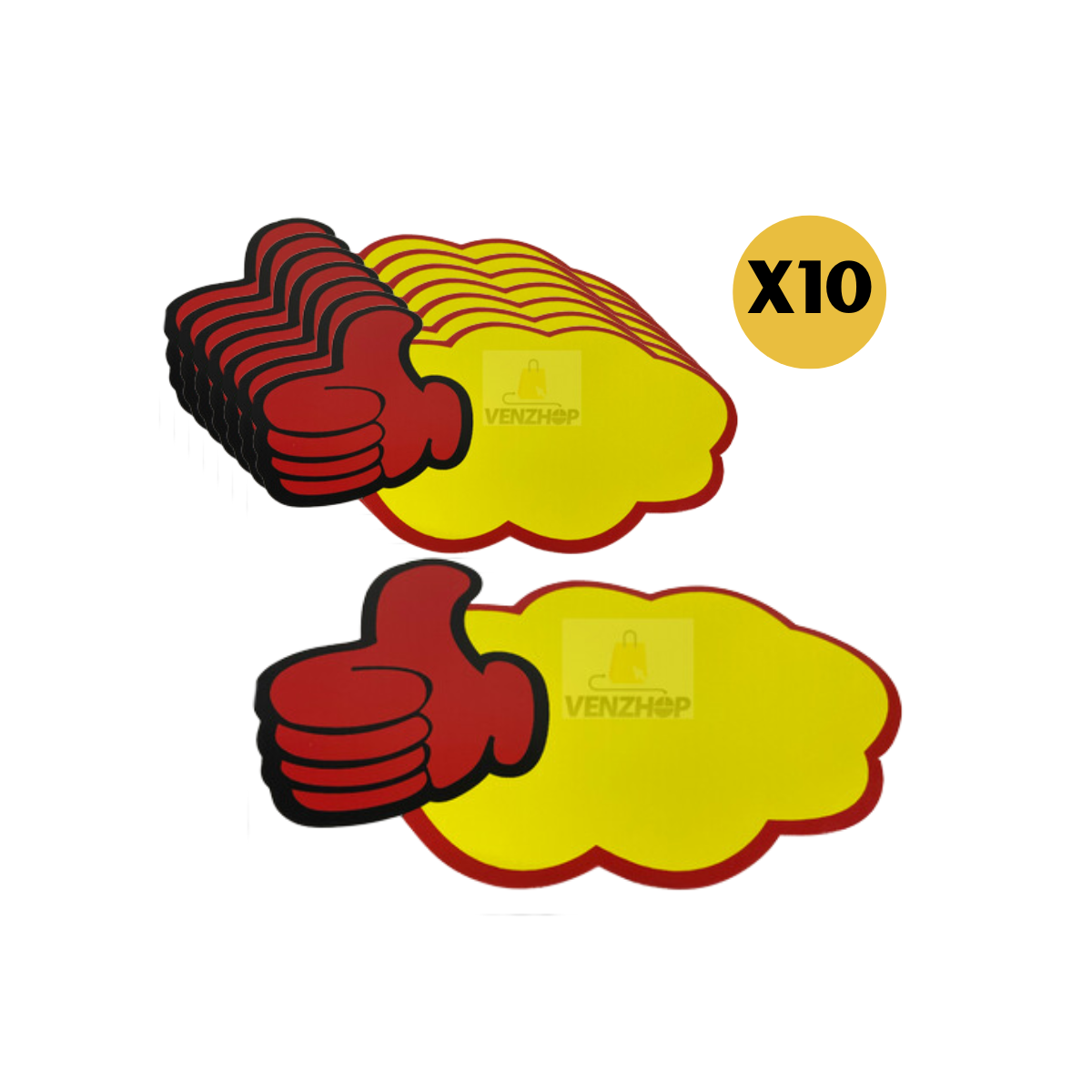 Etiquetas grandes De Cartón Para colocar Precios 20X30 CM