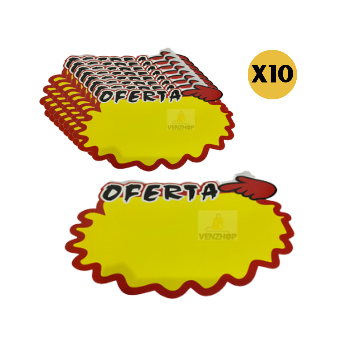 Etiquetas Grandes Oferta De Cartón Para Precios 20X30CM