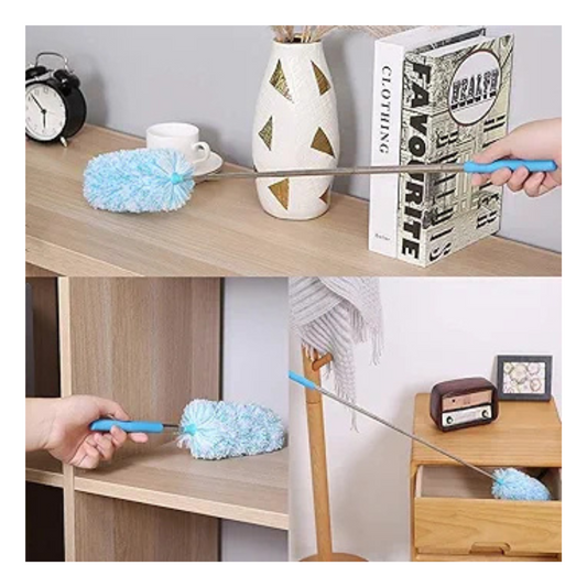 Plumero Quita Polvo Microfibra 11.5x 60cm Extensible 94cm