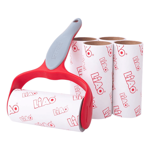 Rodillo Cepillo Quitapelusa con 5 Rollos de Repuestos Adicional 19x11.5x4.5cm