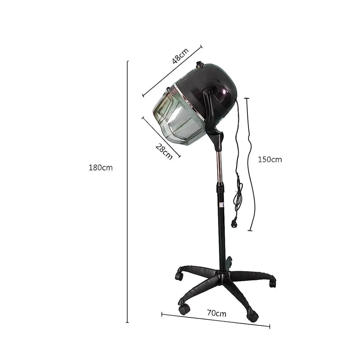 Secador de Cabello con Pedestal Peluquería Profesional Venzhop