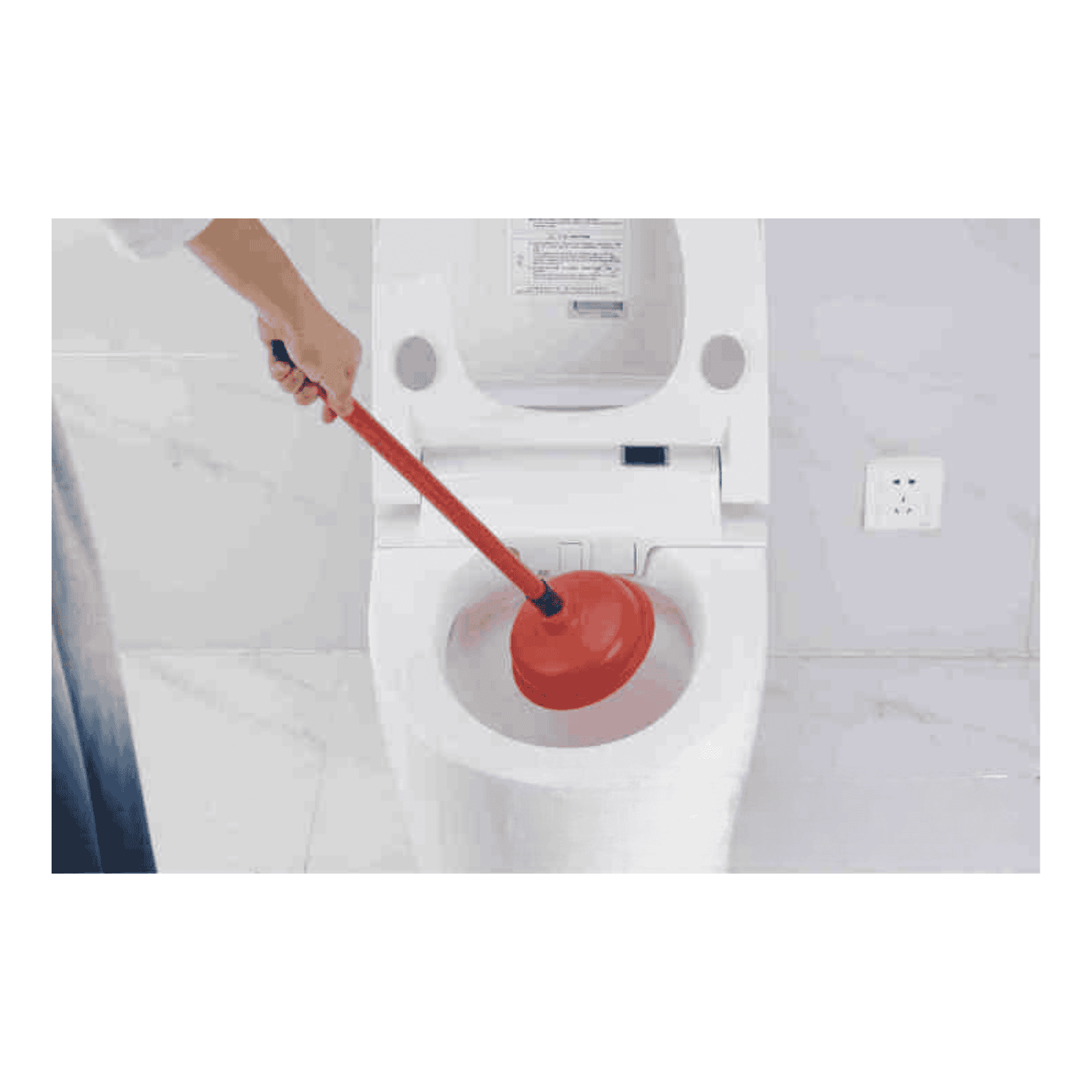 Sopapo Desatascador de Cañerias 15.5x38cm