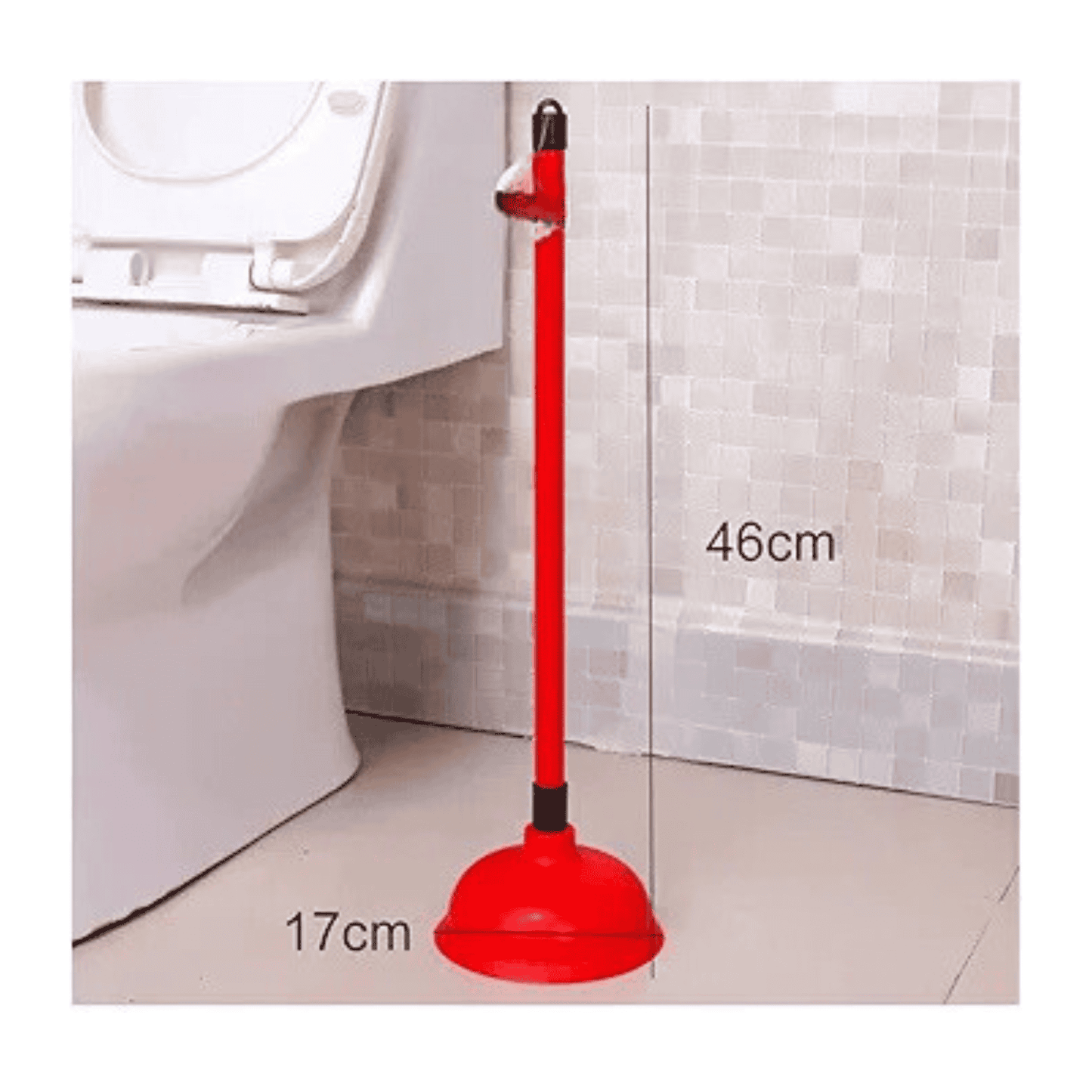 Sopapo Desatascador de Cañerias 15.5x38cm