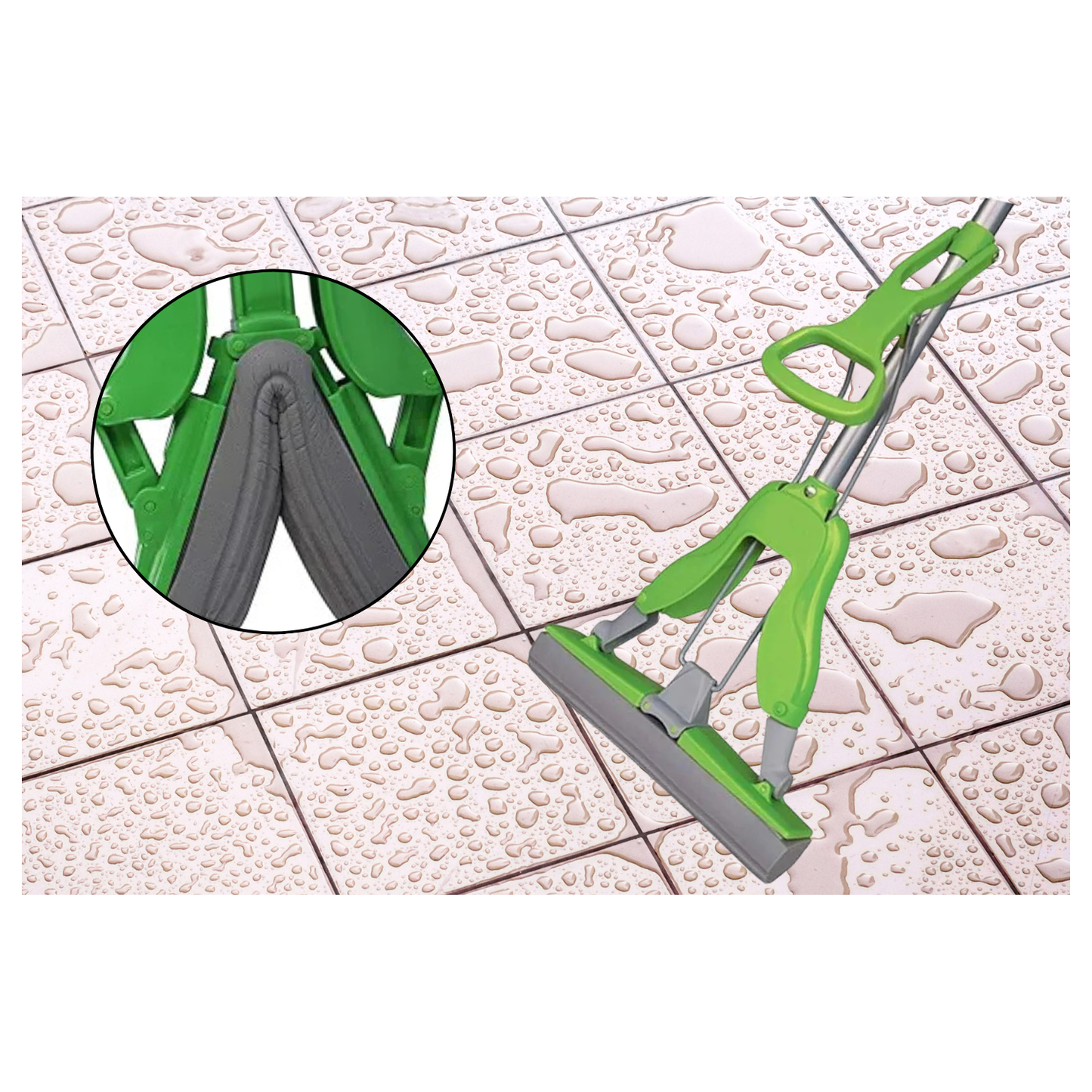 Mopa Trapeador Escurridor Extensible Automático Super Absorbente