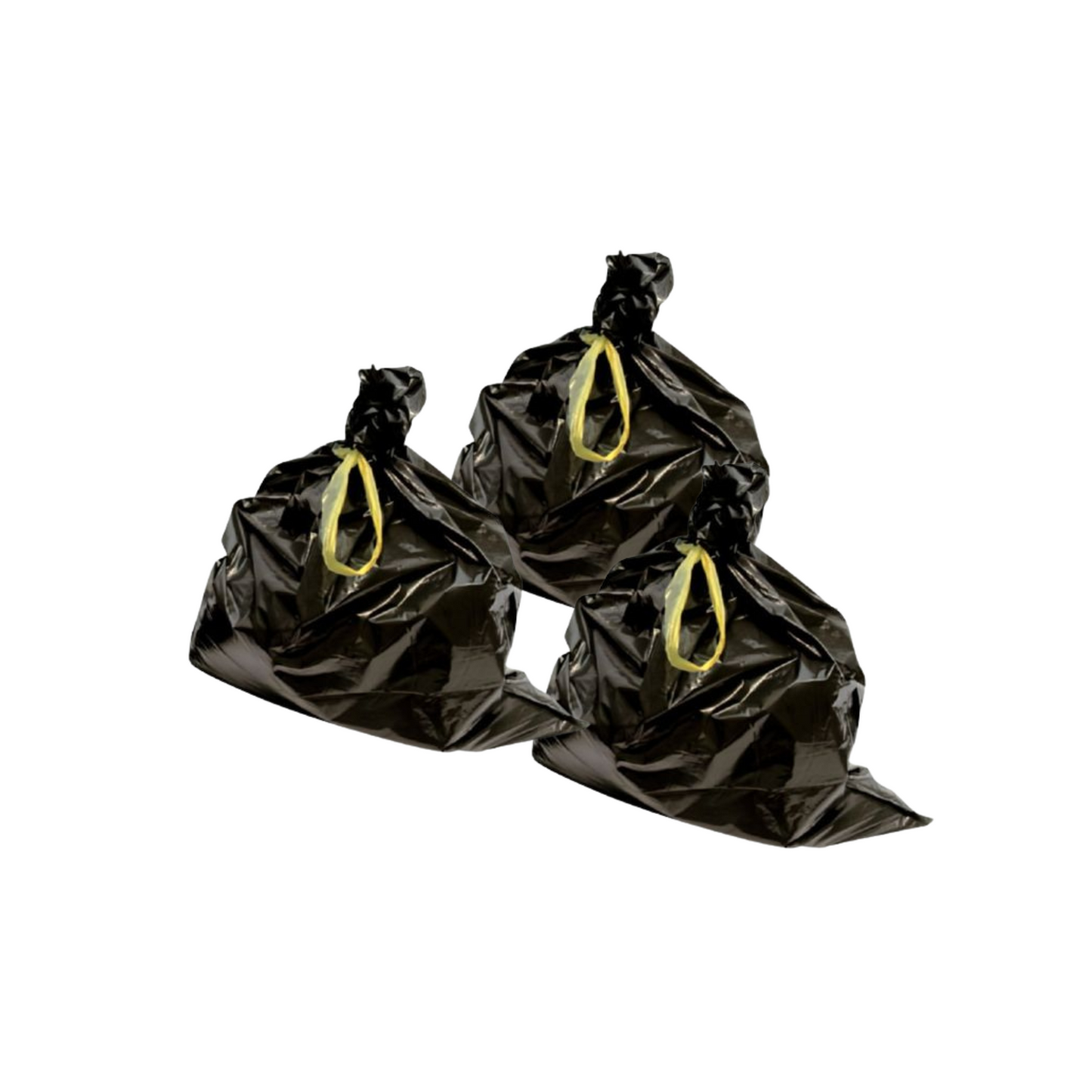 Bolsa Plástica de Basura Cordón Asa Cierra Fácil 70x90cm 10Und