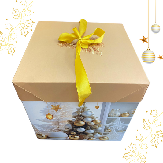 Caja de Regalo para Navidad Pascua Plegables 22x20cm
