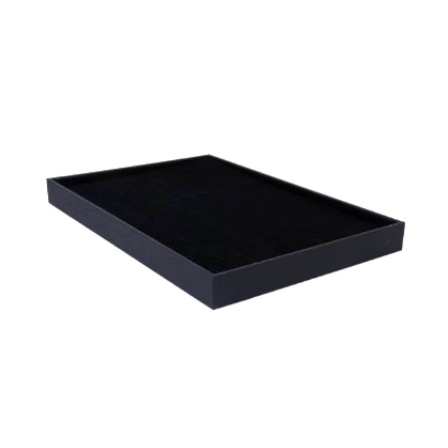 Caja Exhibidora para 100 Anillos y joyas forrada Terciopelo Negro