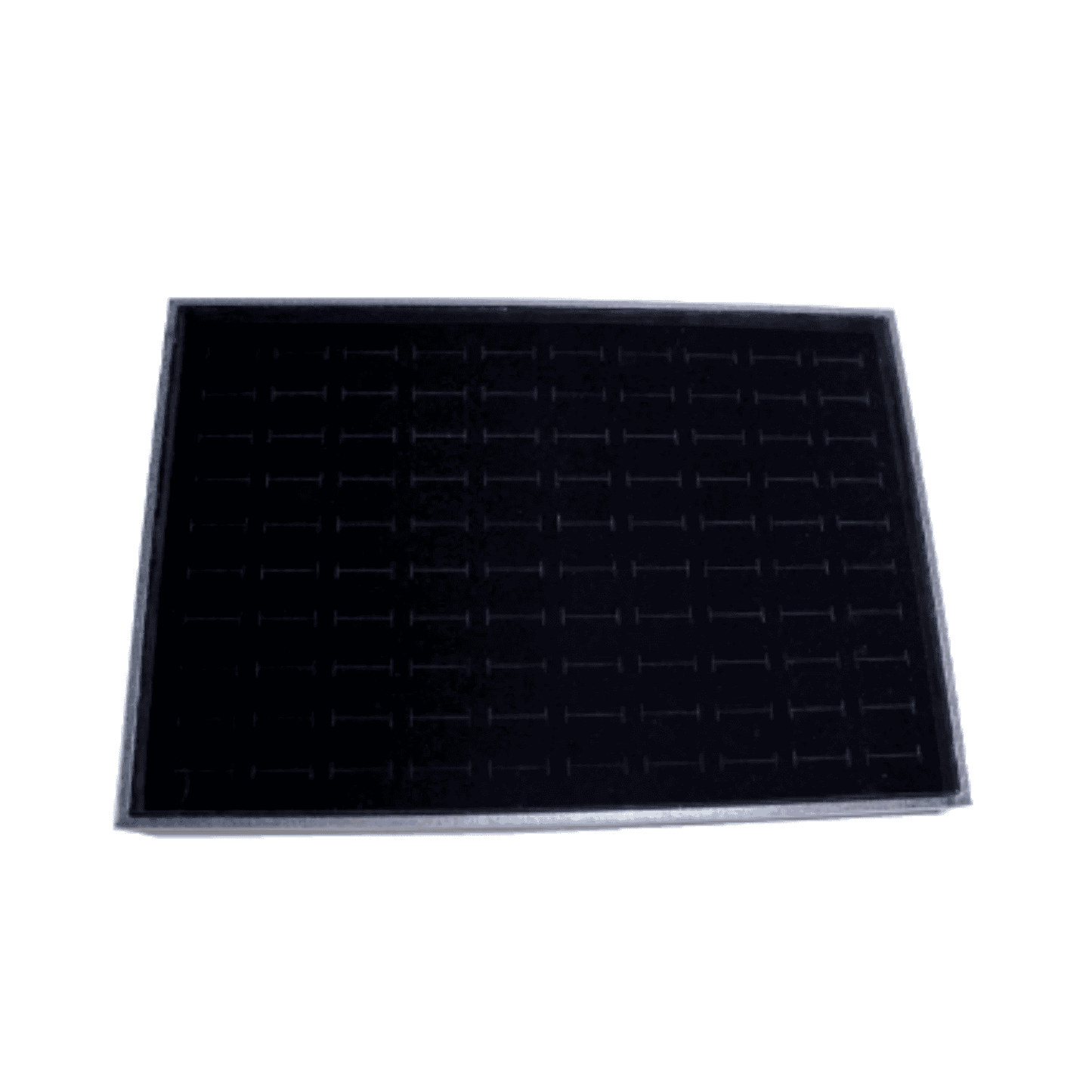 Caja Exhibidora para 100 Anillos y joyas forrada Terciopelo Negro