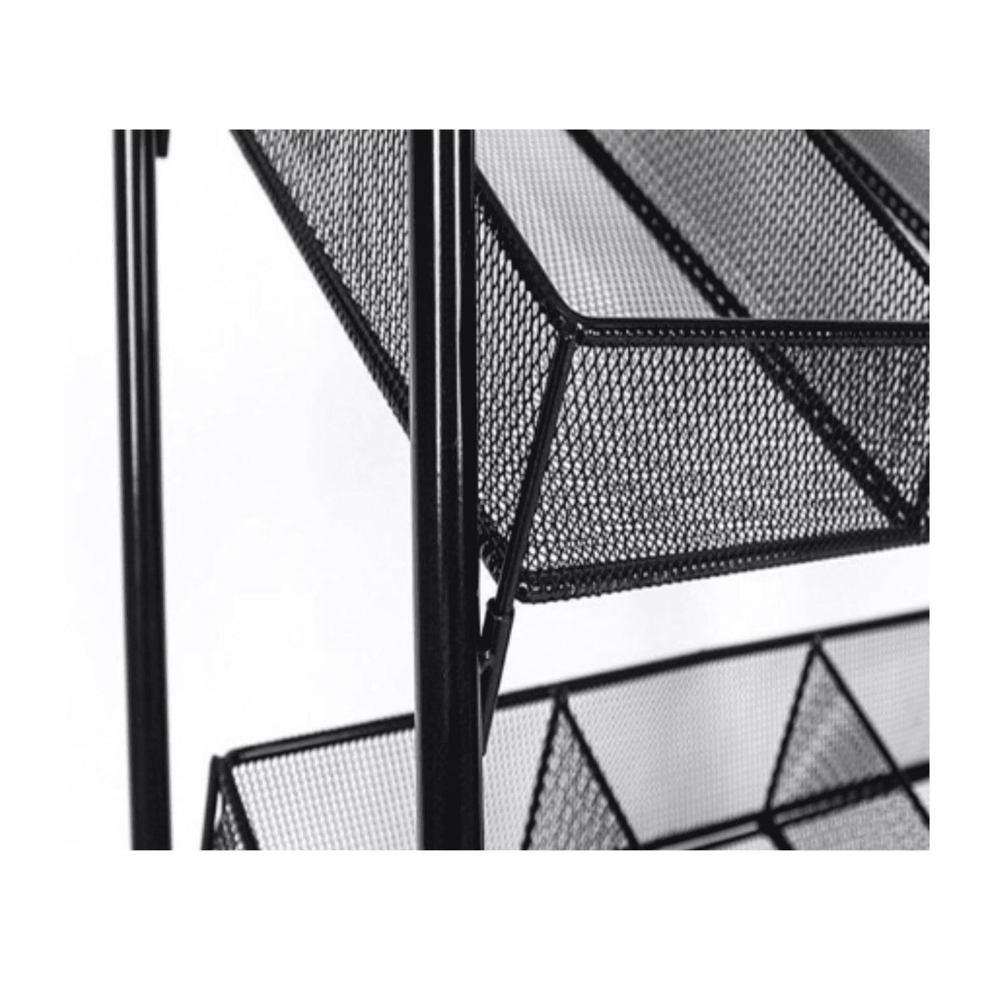 Canasto Exhibidor Inclinado 5 Niveles Con Ruedas Estante multifuncional