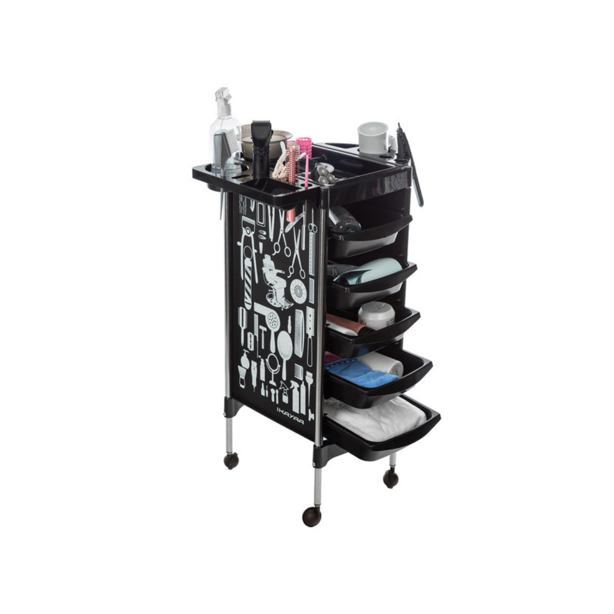 Carrito Ayudante Organizador Multifuncional Para Peluquería Barbería Venzhop