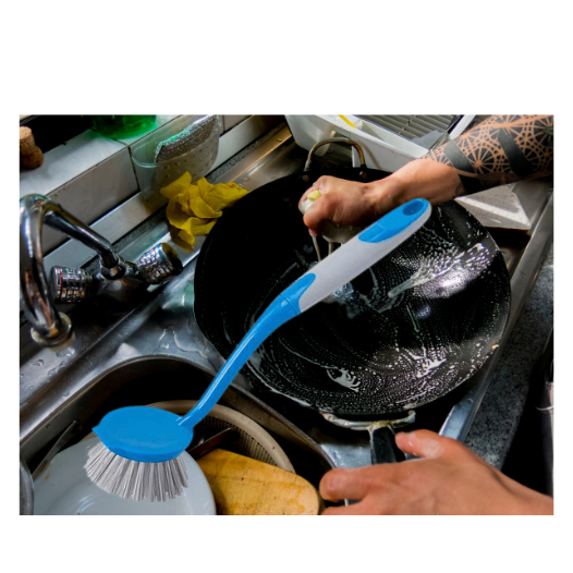 Cepillo Redondo Escobilla para Fregar Limpieza Cocina Vajilla