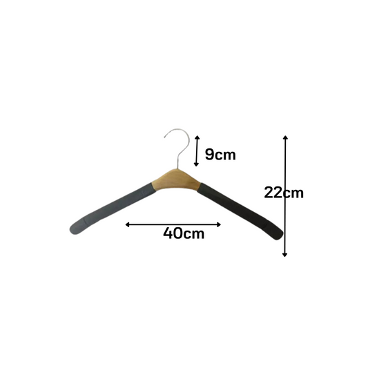 Colgadores Perchas para Poleras con espuma Antideslizante