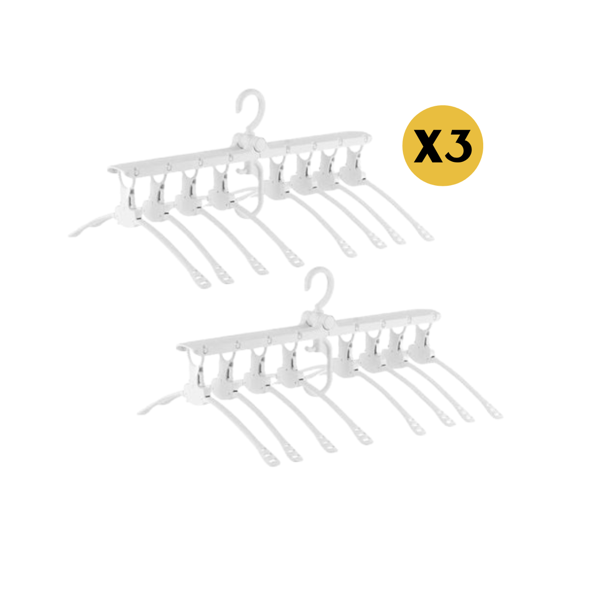 Colgadores Mágicos Plegables para Polera 8 En 1 Venzhop