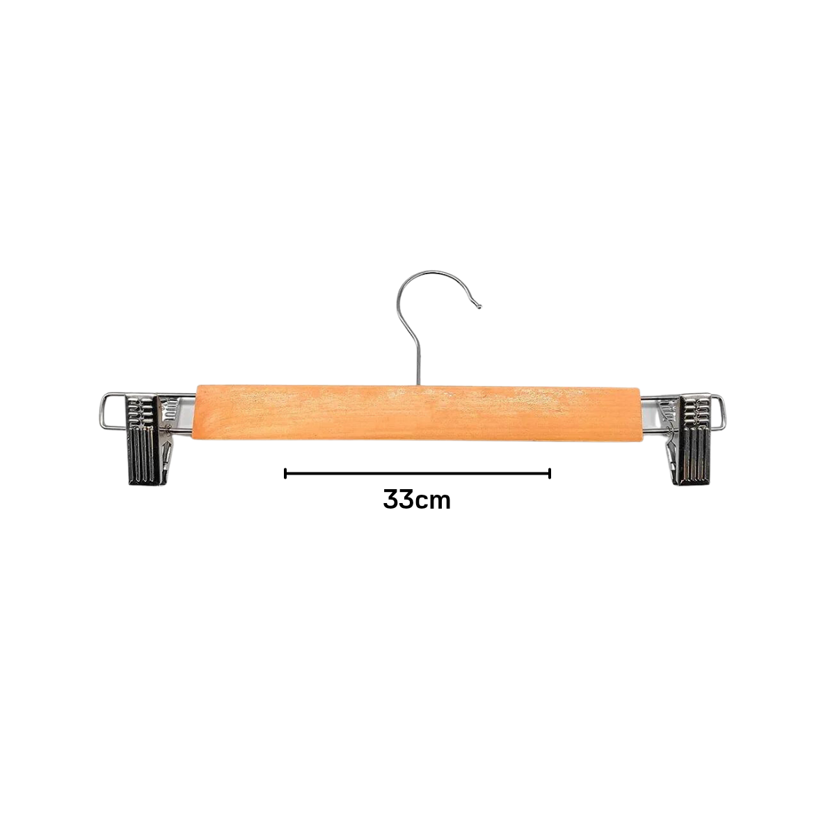 Pack X15 Colgadores De Madera Para Pantalón Venzhop