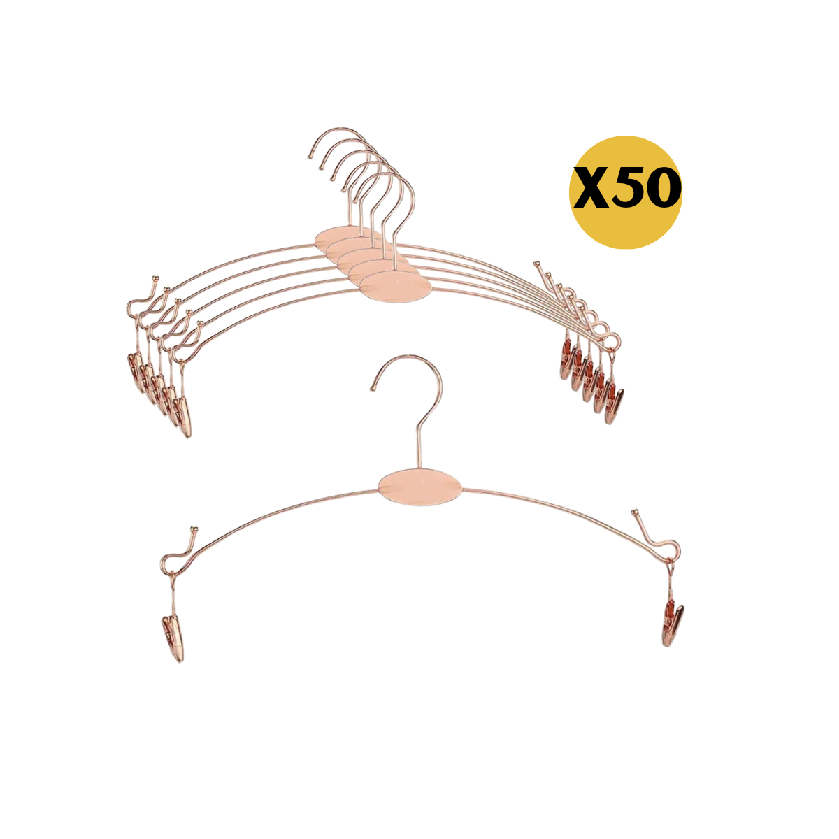 Colgadores de ropa Lencería golden rose