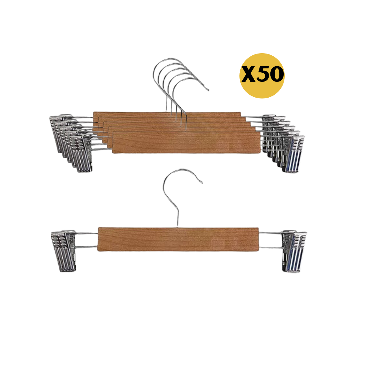 Colgador Percha de madera ropa para Niños Pantalón
